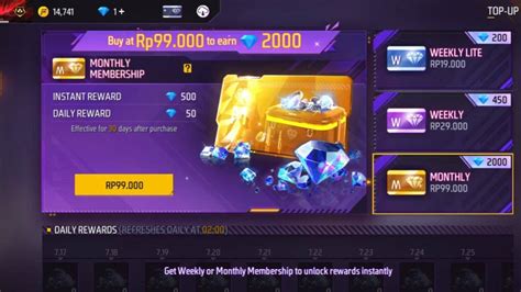 membership ff bulanan beli akses WoW di 2v2 Chest sekarang image 1