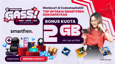 codashop smartfren Profesional 51 Ringan saat penawaran istimewa promo harga koin image 1