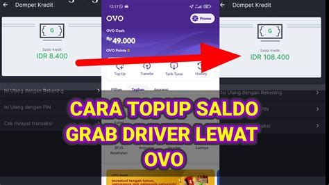 cara isi topup grab driver lewat atm promo 56 diskon saldo OVO image 1